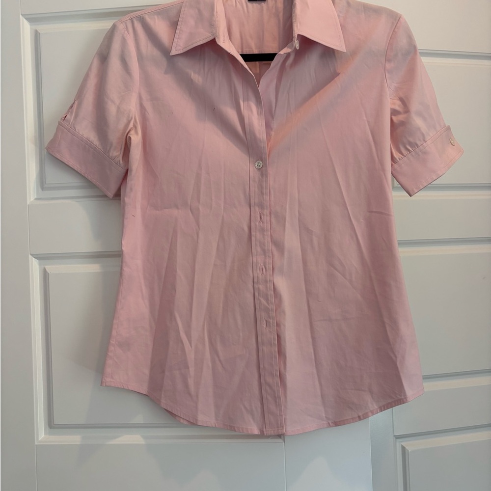 Theory Light Pink Blouse